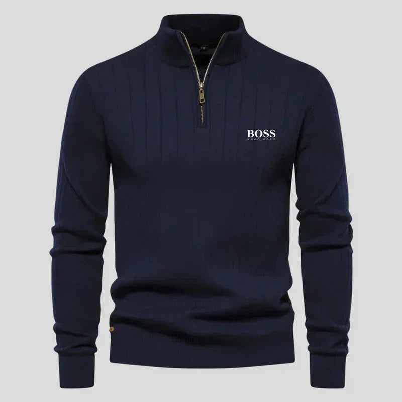 BOSS™ - Lynlås Sweater