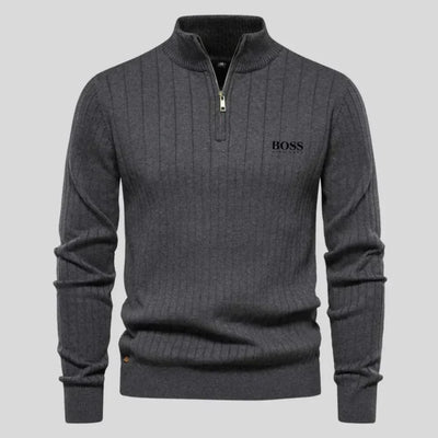 BOSS™ - Lynlås Sweater