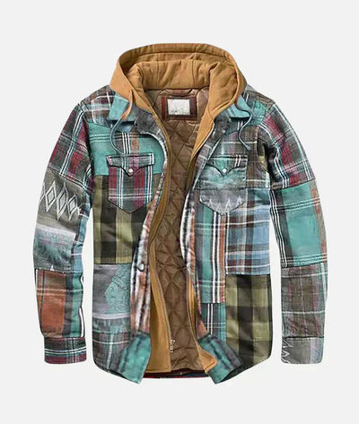 Plaid Patchwork Jacket