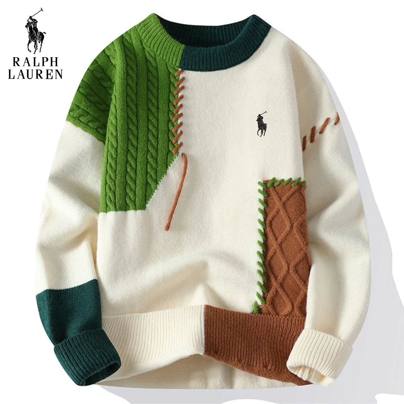 RL® Casual Patchwork Trøje