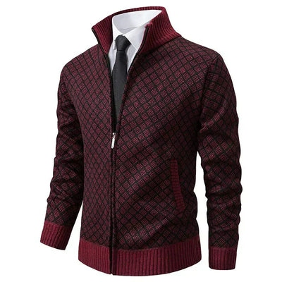 Henrik™ | Elegant cardigan med lynlås