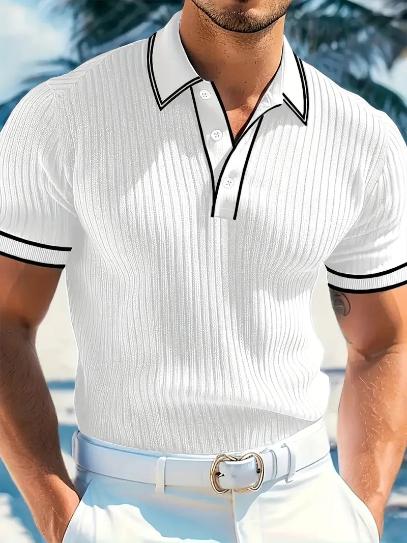William™ – Behagelig struktureret polo