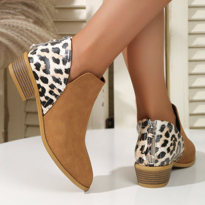 Leona™ – Stilige støvler med leoparddetaljer