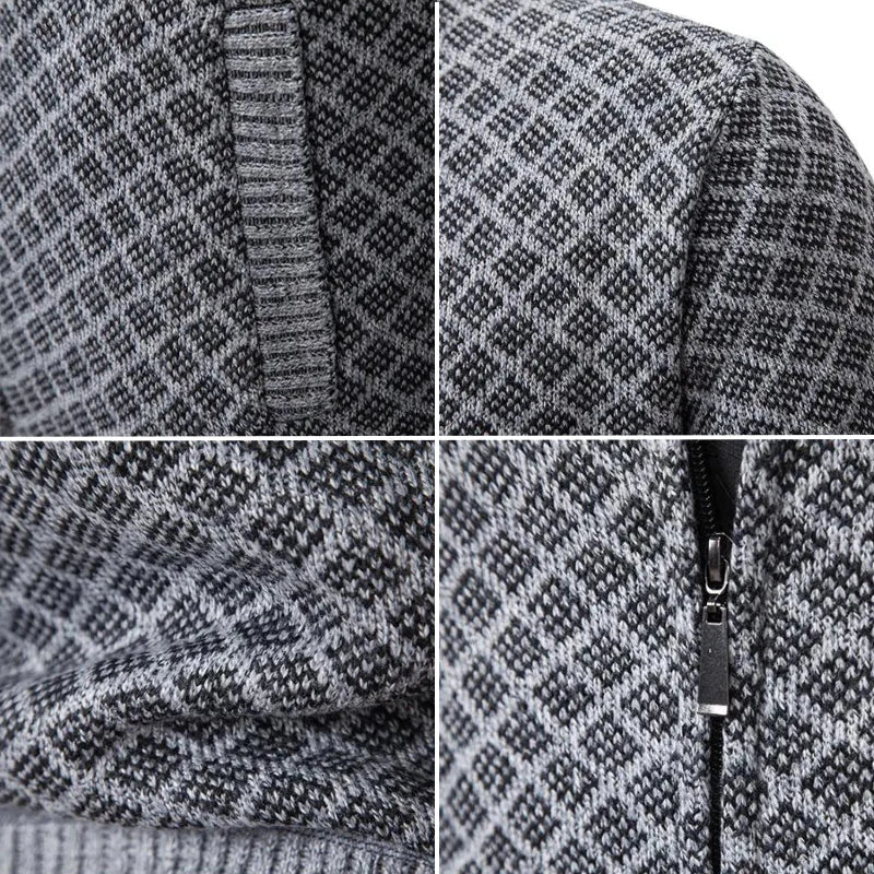 Henrik™ | Elegant cardigan med lynlås