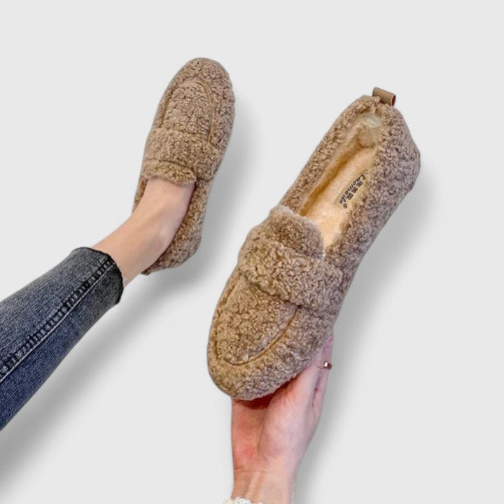Solenne™ | Varme teddy-hjemmesko