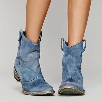 Helga™ – Vintage western ankelstøvler
