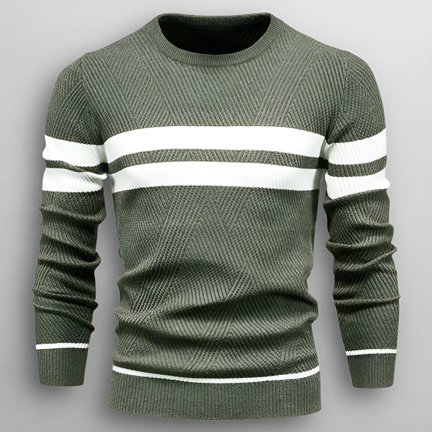 Dorian™ | Stribet herresweater