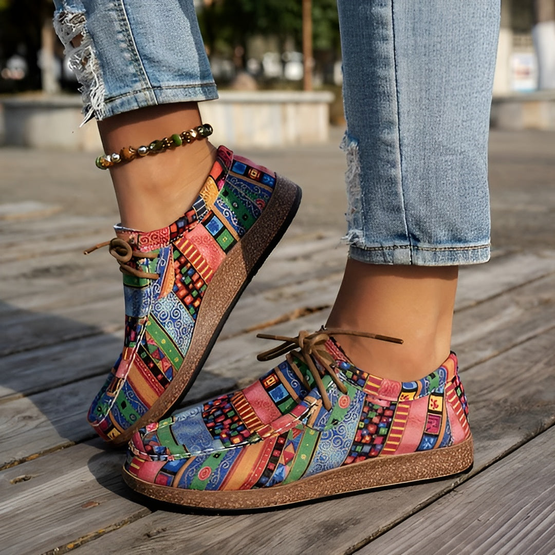 Jacinta™ – Komfortable boho-sneakers