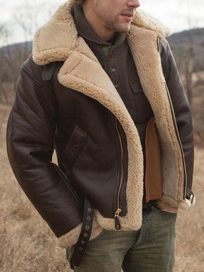 Kristian™ | Premium jakke i shearling-stil
